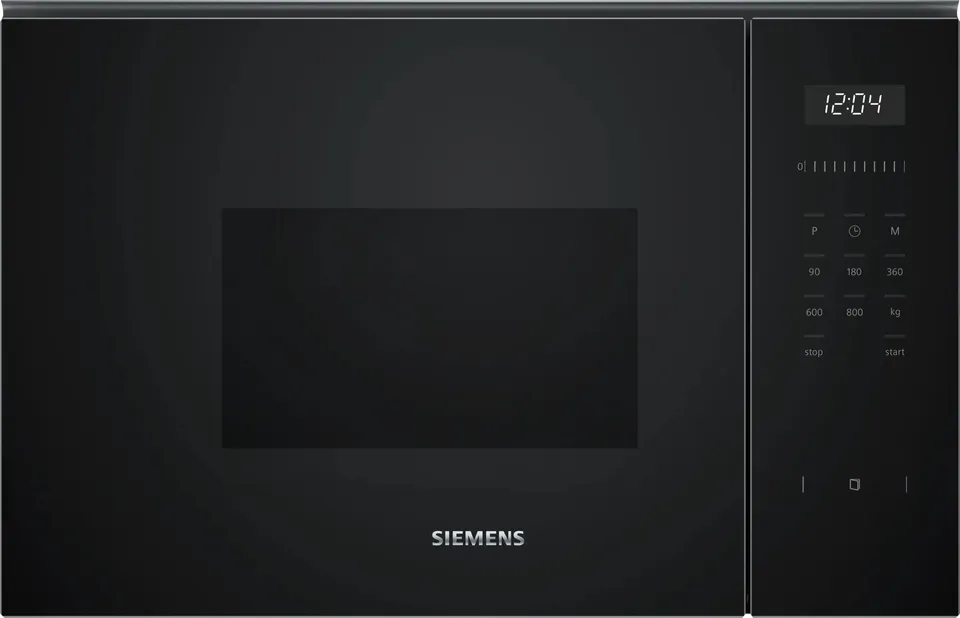 Siemens iQ500 BF525LMB1 microondas Negro Solo microondas Integrado 20 L 800 W
