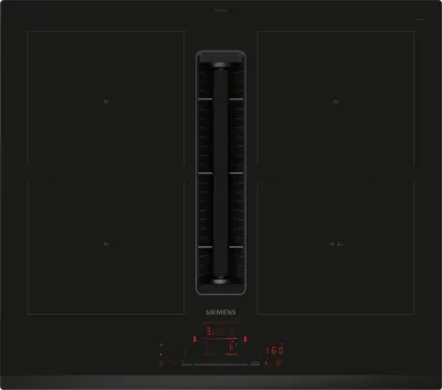Siemens iQ500 ED631HQ26E hobs Negro Integrado 60 cm Con placa de inducción 4 zona(s) Campana integrada