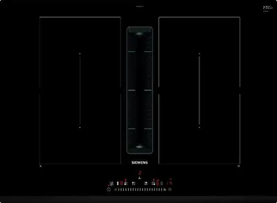 Siemens iQ500 ED731FQ15E hobs Negro Integrado 70 cm Con placa de inducción 4 zona(s) Campana integrada