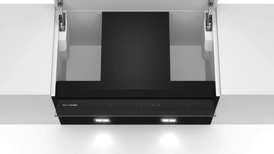 Siemens iQ500 LJ67BAM60 campana Encastrada Negro 459 m³/h