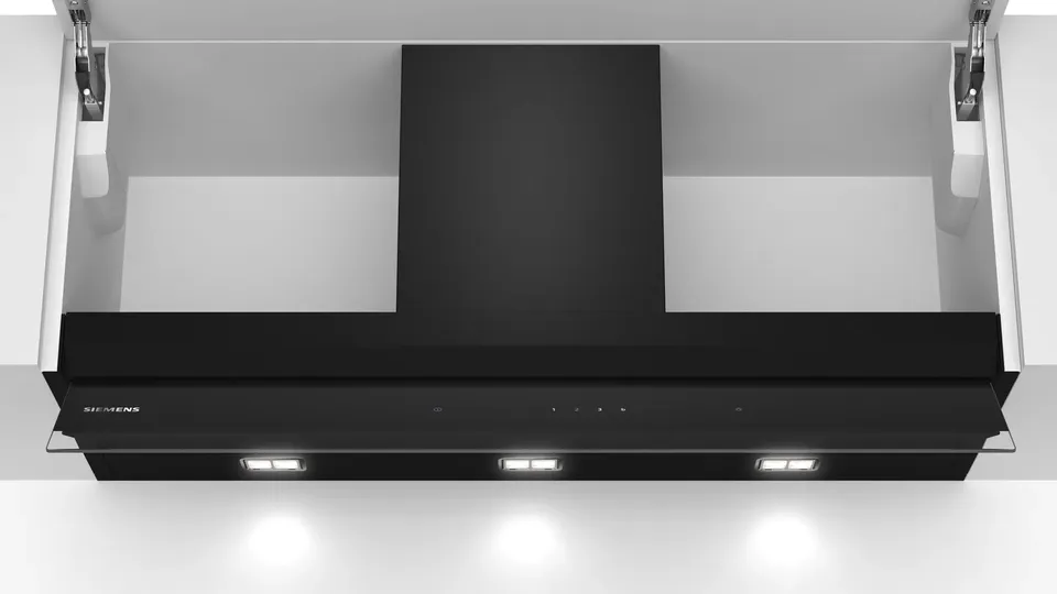 Siemens iQ500 LJ97BAM60 campana Encastrada Negro 459 m³/h