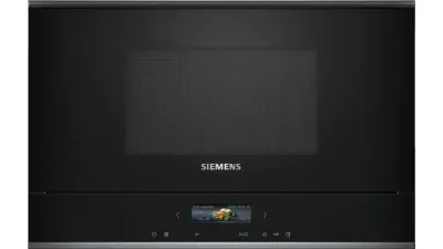 Siemens iQ700 BF722L1B1 microondas Negro Solo microondas Integrado 21 L 900 W