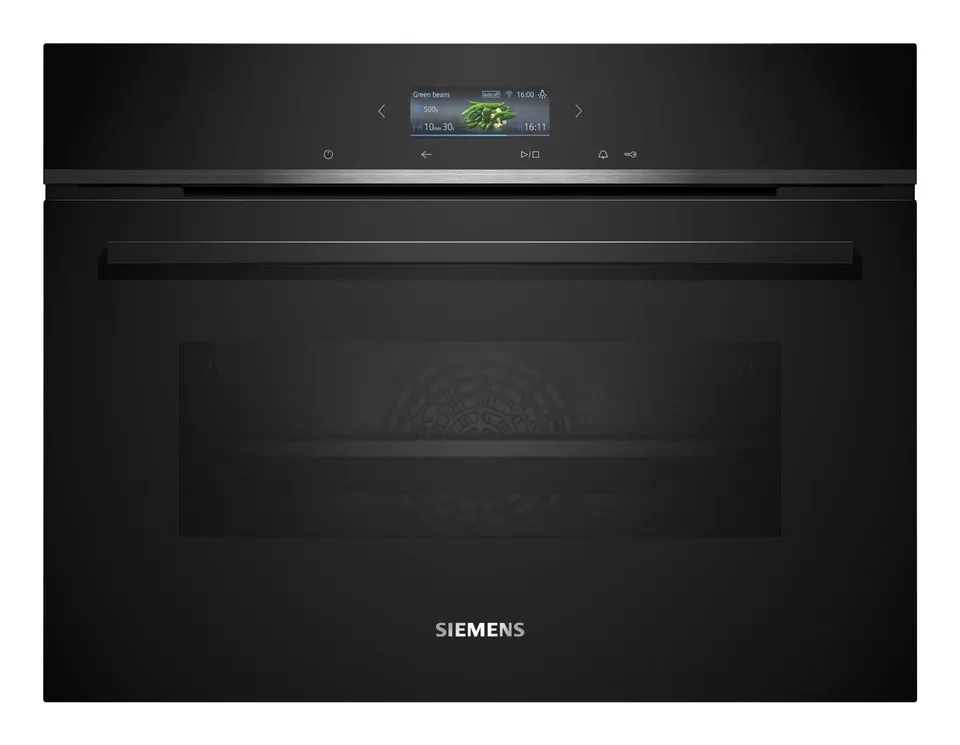 Siemens iQ700 CB774G1B1 horno 47 L Negro