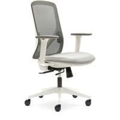 Silla Blanca Escritorio Ergonómica Lyon