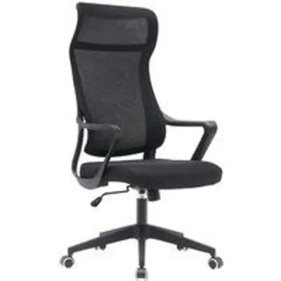 Silla de Oficina Fortai respaldo alto malla ergonómica soporte lumbar 150kg aluminio