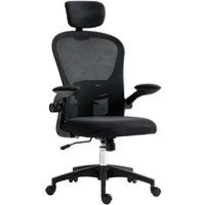 Silla De Oficina Giratoria De Malla Vinsetto 62x64x112-120 Cm Negro