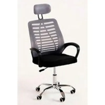 Silla de Oficina Kontor Regulable en Altura y Respaldo Reclinable Reposabrazos Negra o Gris