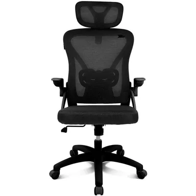 Silla ergonómica Drift DRAIR35 respaldo de malla reposabrazos abatibles 120 kg negra