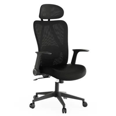 Silla ergonómica Sense7 Noxo respaldo de malla, reposabrazos abatibles y 150 kg carga