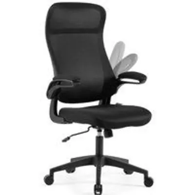 Silla ergonómica SENSE7 REVO con respaldo de malla, reposabrazos abatibles y base robusta