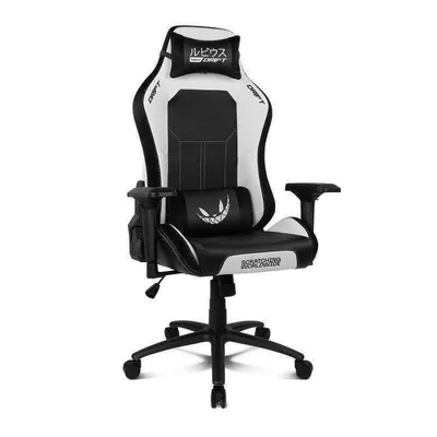Silla Gaming Drift DR250 Rubius PRO Blanco, Reposabrazos 4D, Soporte 150 kg, Cojines Ergonómicos
