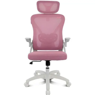 Silla gaming Drift DRAIR35 rosa respaldo de malla reposabrazos ajustables 120 kg