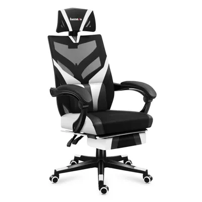 Silla gaming Huzaro Combat 5.0 PC malla negra respaldo y asiento ajustables