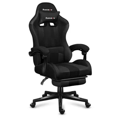 Silla gaming Huzaro FORCE 4.7 negra asiento butaca respaldo acolchado 140 kg
