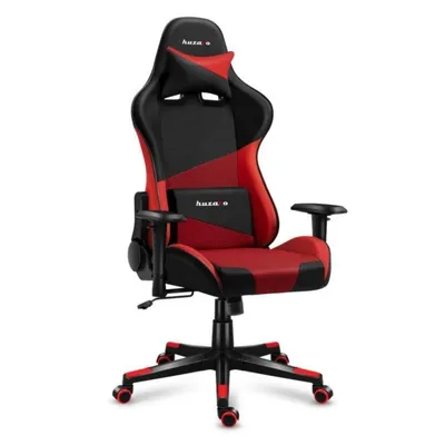 Silla gaming Huzaro Force 6.2 negra y roja respaldo ajustable 130kg
