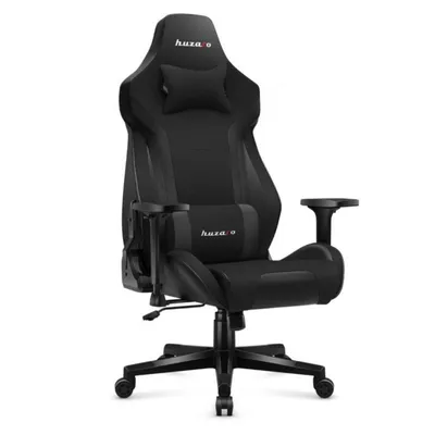 Silla gaming Huzaro Force 7.6 negra, ajuste ergonómico, 150 kg, respaldo 160°
