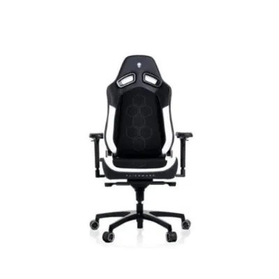 Silla gaming Vertagear SL5800 Alienware ergonómica blanco y negro con reposabrazos 4D