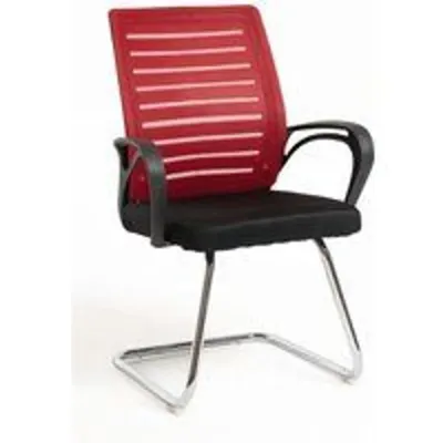 Sillas De Escritorio - Silla Confidente Binet - Rojo