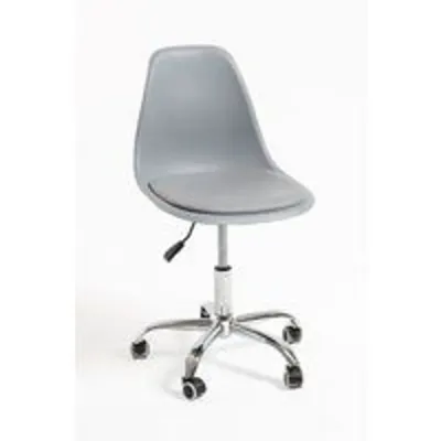 Sillas De Escritorio - Silla Dami Office - Gris Claro