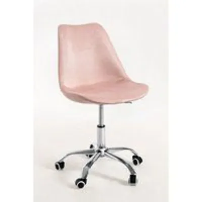 Sillas De Escritorio - Silla Neo Terciopelo - Rosa