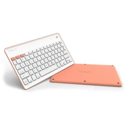 SilverHT Wireless BT Teclado Inalámbrico Naranja/Blanco