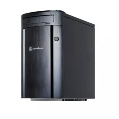 Silverstone SG04B-F Caja ATX Aluminio Negra USB 2.0