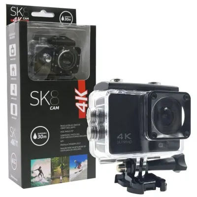 SK8 CAM 4K 30FPS WiFi Negra