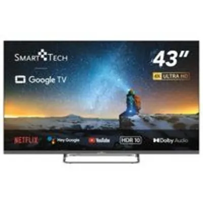 Smart Tech 43UG02V 43" LED UltraHD 4K Google TV