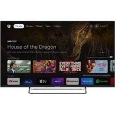 Smart Tech QLED 50QG02V 50" 4K UHD Google TV HDR10 Chromecast WiFi Dolby Audio