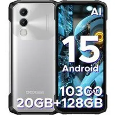 Smartphone DOOGEE Blade 20 4GB RAM 128GB 6.6" 10300mAh Dual SIM 4G NFC Rugerizado Plata