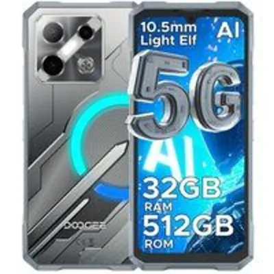 Smartphone DOOGEE Blade GT Pro 5G 12GB 512GB Pantalla 6.72" 120Hz Cámara 100MP Batería 5800mAh Plata