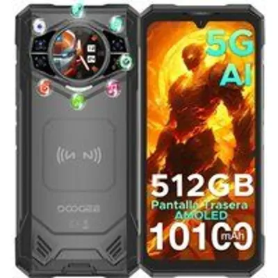Smartphone Doogee S200X 32GB RAM 512GB 5G AMOLED 100MP Batería 10100mAh IP69K