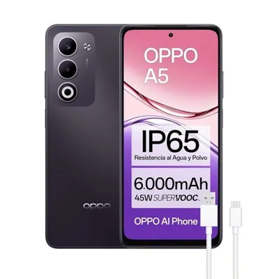 Smartphone OPPO A5 6GB RAM 256GB 4G 6000mAh Dark Purple