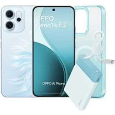 Smartphone OPPO Reno14 FS 5G Pack de Lanzamiento 12GB 512GB 6.57" AMOLED 120Hz Opal Blue