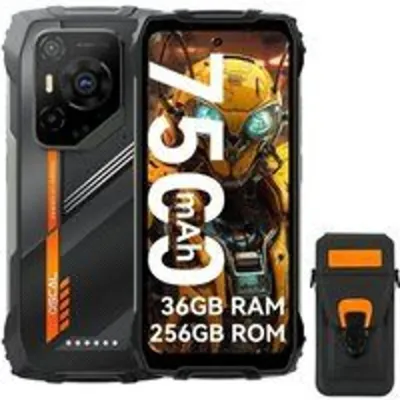 Smartphone OSCAL Pilot 3 12GB 256GB 5G 6.78" 2.4K 120Hz IA 50MP 7500mAh Negro + Funda