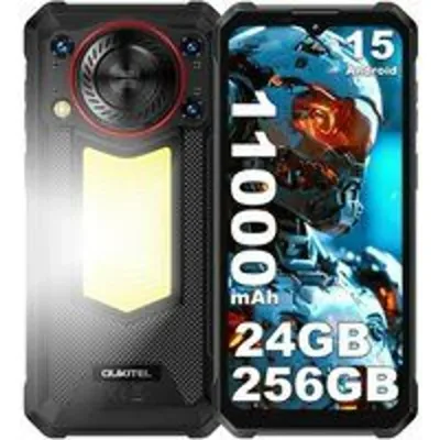 Smartphone OUKITEL WP53 Pro 8GB RAM 256GB 11000mAh Dual SIM NFC Rugerizado Negro