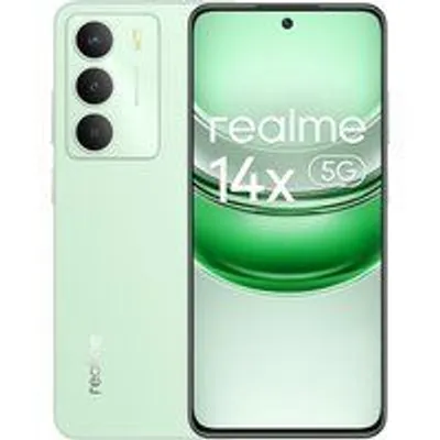 Smartphone realme 14x 5G 6GB 128GB Pantalla 120Hz Batería 5000mAh Verde