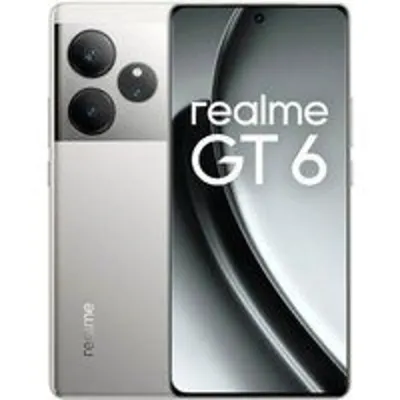 Smartphone realme GT 6 8GB 256GB 5G Snapdragon 8s Gen 3 Plata Fluid Silver