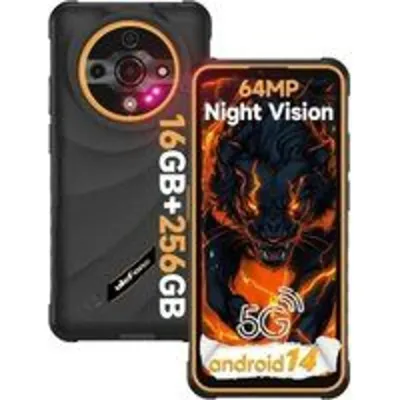 Smartphone Resistente Ulefone Armor X31 Pro 5G 8GB 256GB Cámara Sony 64MP Visión Nocturna Naranja