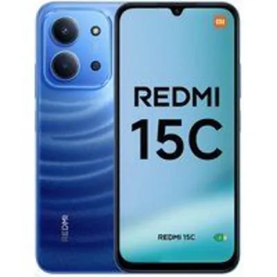 Smartphone Xiaomi Redmi 15C 4GB 256GB 6.9" 120Hz Batería 6000mAh Carga Rápida 33W Azul