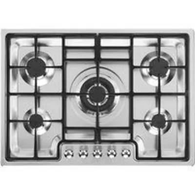 Smeg PGF75-4 Placa de Gas 5 Zonas 60cm Inox