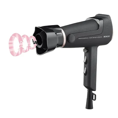Sogo SEC-SS-3670 Secador 2000W Negro
