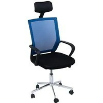 Solium Silla de Oficina Negra/Azul