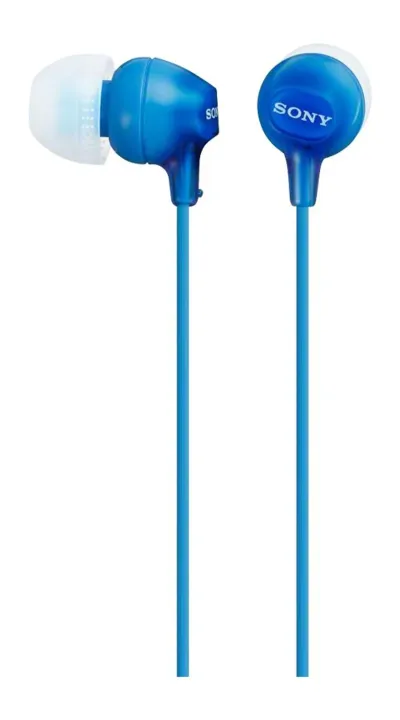 Sony MDR-EX15AP In-Ear Cableados con Micrófono Azul