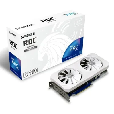 Sparkle Intel Arc A770 ROC OC Edition 16GB GDDR6 Blanco