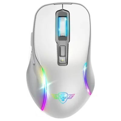 Spirit of Gamer Elite M50 Ratón Inalámbrico Blanco 8000 DPI