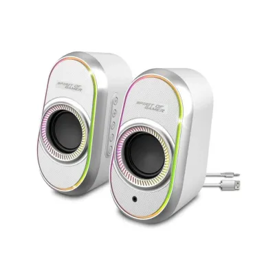 Spirit of Gamer FANATIC 500 ARTIC 2.0 Bluetooth 3W White