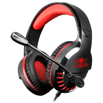 Spirit of Gamer Pro-H3 Auriculares Gaming PC/PS4/PS5 Rojo