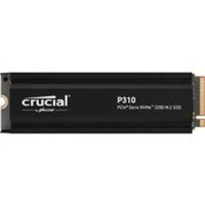 SSD M.2 Crucial P310 1TB PCIe 4.0 NVMe 7100MB/s Disipador Térmico Gaming PC