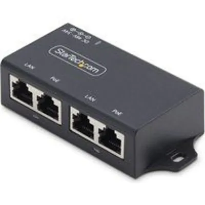 StarTech.com AF221CE-POE-INJECTOR adaptador e inyector de PoE Gigabit Ethernet, Ethernet rápido